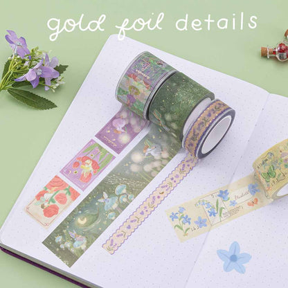 Tsuki ‘Enchanted Garden’ Washi Tape Set ☾