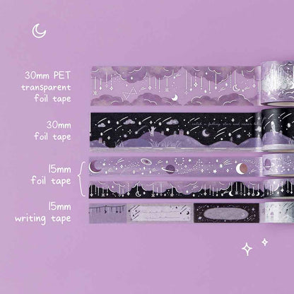 Tsuki ‘Falling Stars’ Washi Tape Set ☾
