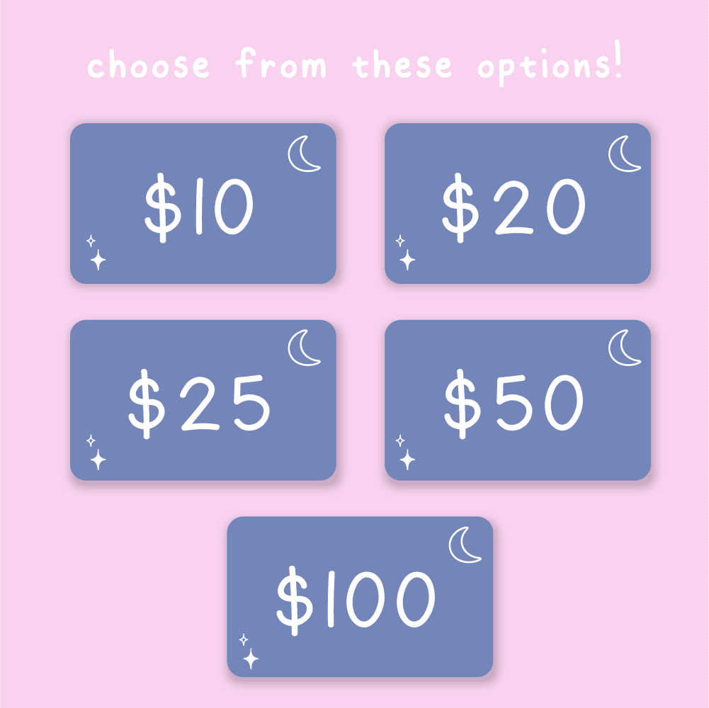 Notebook Therapy Gift Card