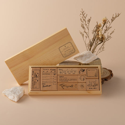 Hinoki - ‘Into the Forest’ Wooden Stamps