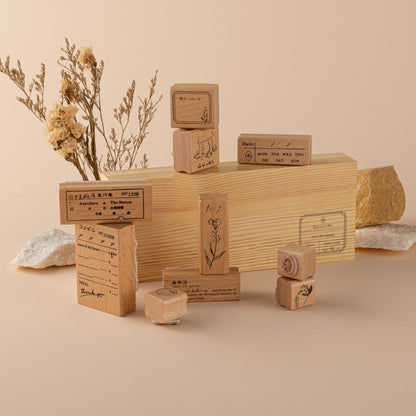 Hinoki - ‘Into the Forest’ Wooden Stamps