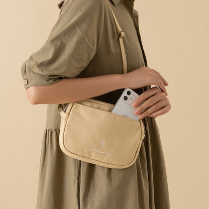 Hinoki - Cream Canvas Travel Pouch