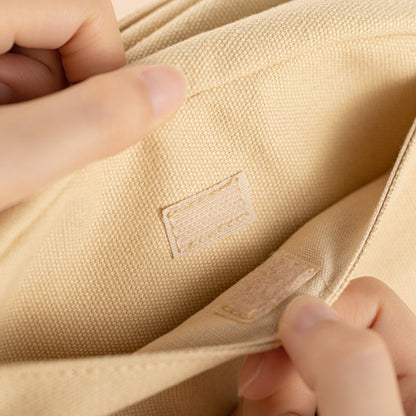 Hinoki - Cream Canvas Travel Pouch