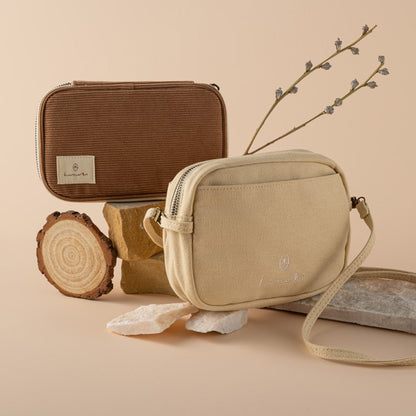 Hinoki - Cream Canvas Travel Pouch