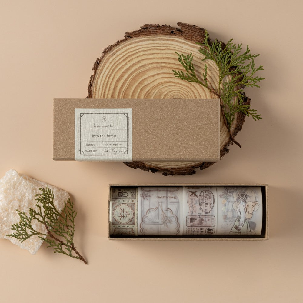 Hinoki - ‘Into the Forest’ PET + Washi Tape Set