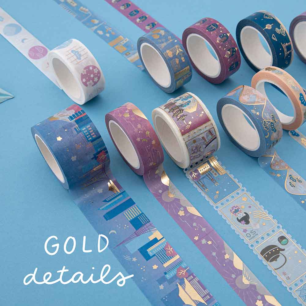 Tsuki ‘Sights of Japan’ Washi Tape Set ☾
