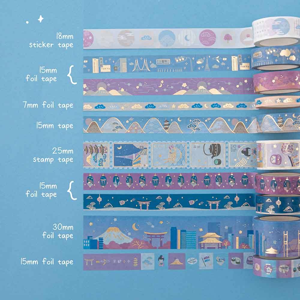 Tsuki ‘Sights of Japan’ Washi Tape Set ☾