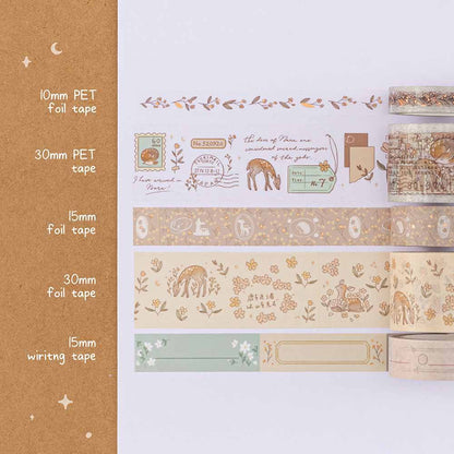 Tsuki ‘Nara’ Washi Tape Set ☾