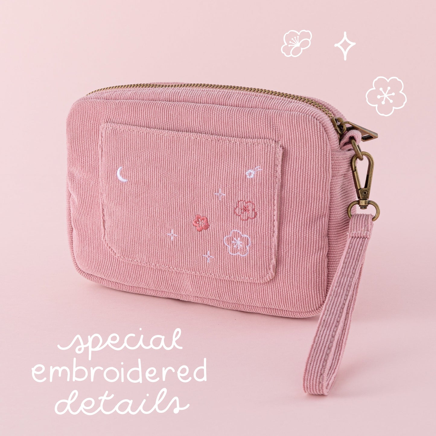 Tsuki ‘Sakura Journey’ Travel Pouch ☾