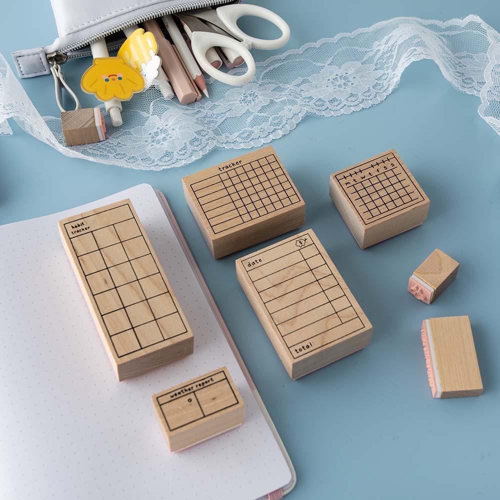 Tsuki Bullet Journal Tracking Stamp Set ☾