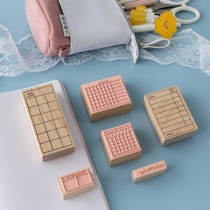 Tsuki Bullet Journal Tracking Stamp Set ☾