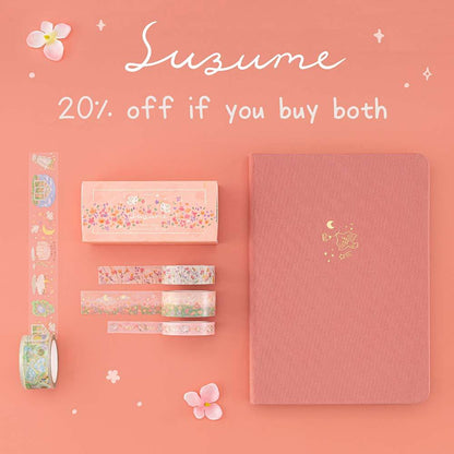 Tsuki ‘Suzume’ Washi Tape Set ☾