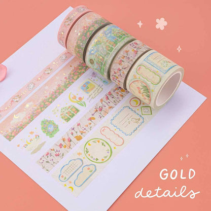 Tsuki ‘Suzume’ Washi Tape Set ☾