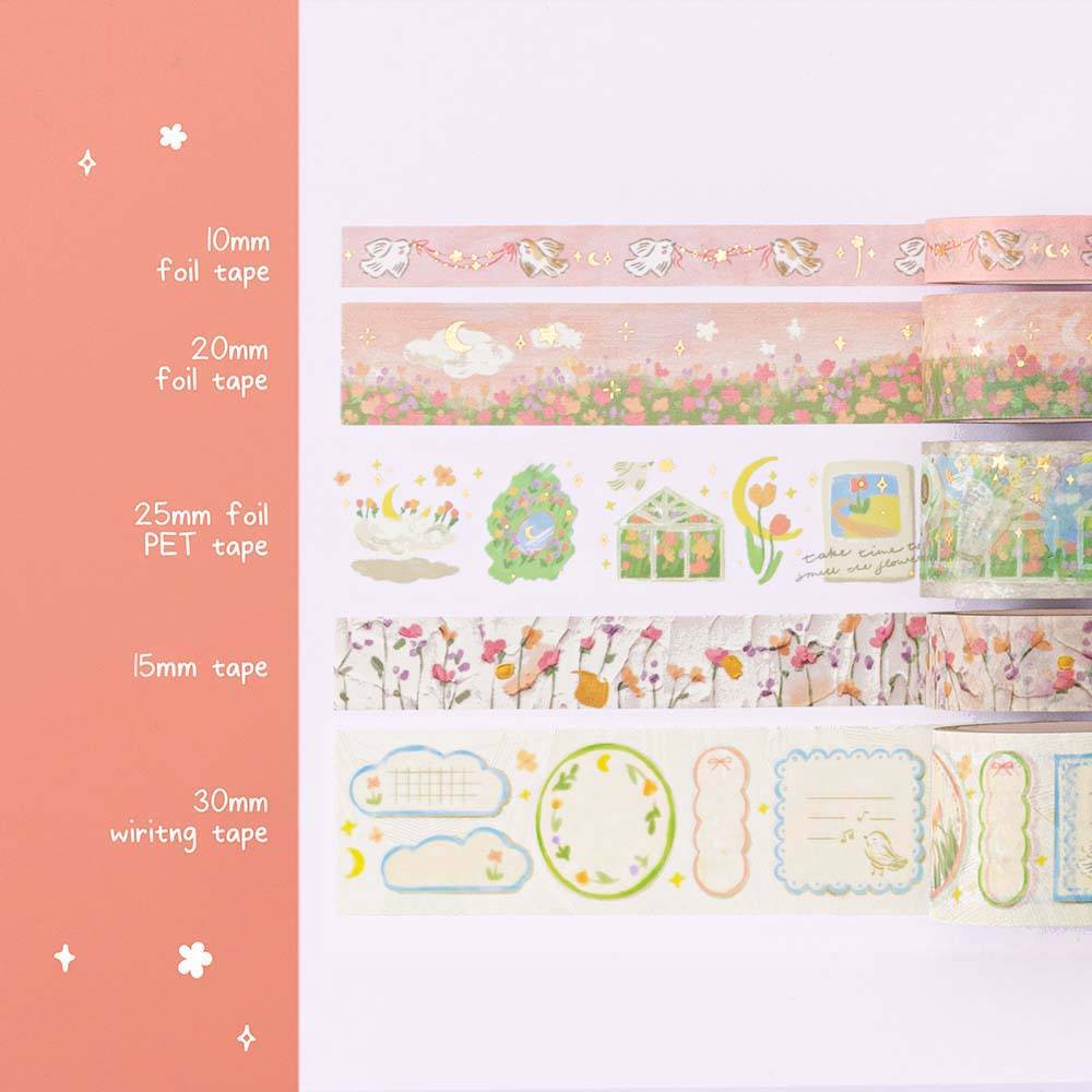 Tsuki ‘Suzume’ Washi Tape Set ☾