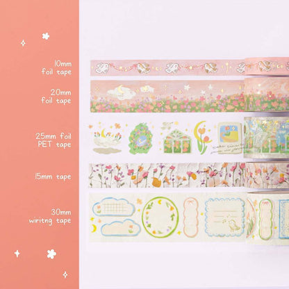 Tsuki ‘Suzume’ Washi Tape Set ☾