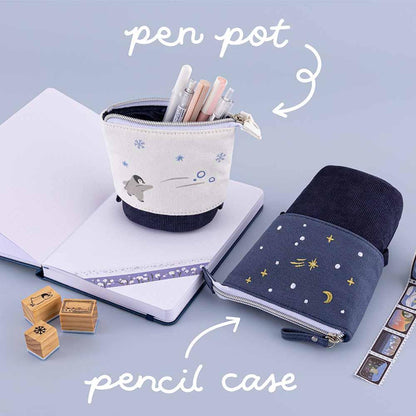 Tsuki ‘Dreams of Snow’ Pop-Up Pencil Case ☾