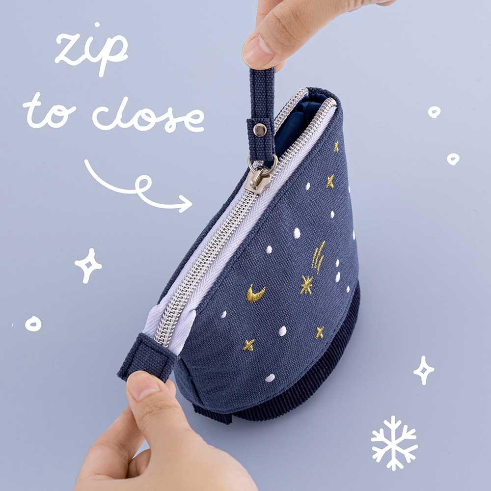 Tsuki ‘Dreams of Snow’ Pop-Up Pencil Case ☾