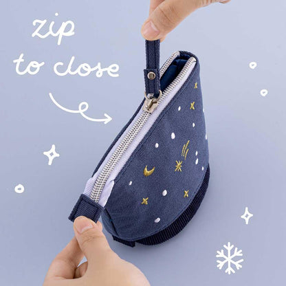 Tsuki ‘Dreams of Snow’ Pop-Up Pencil Case ☾
